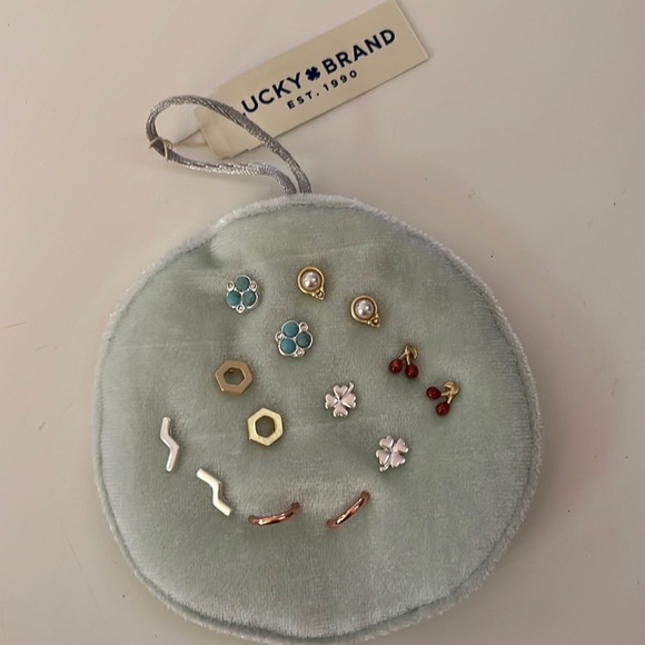 Lucky Brand Jewelry - Lucky brand earrings set on velvet display